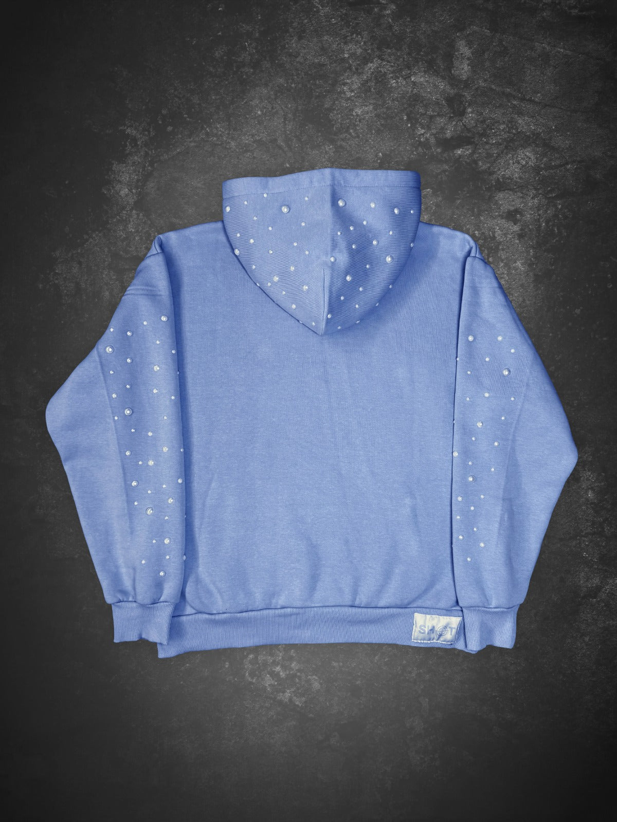 LIGHT BLUE COSMIC HOODIE