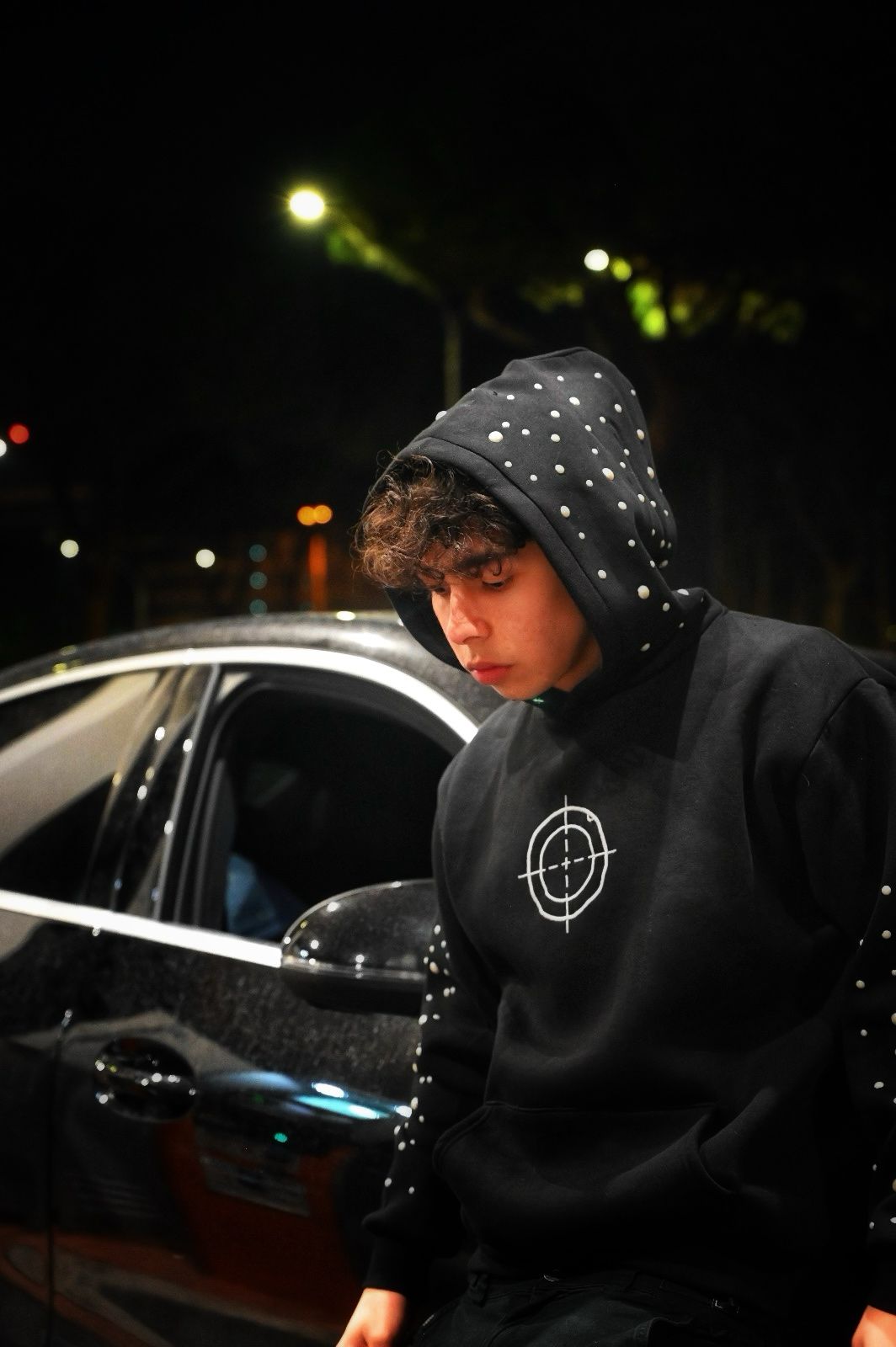 BLACK COSMIC HOODIE