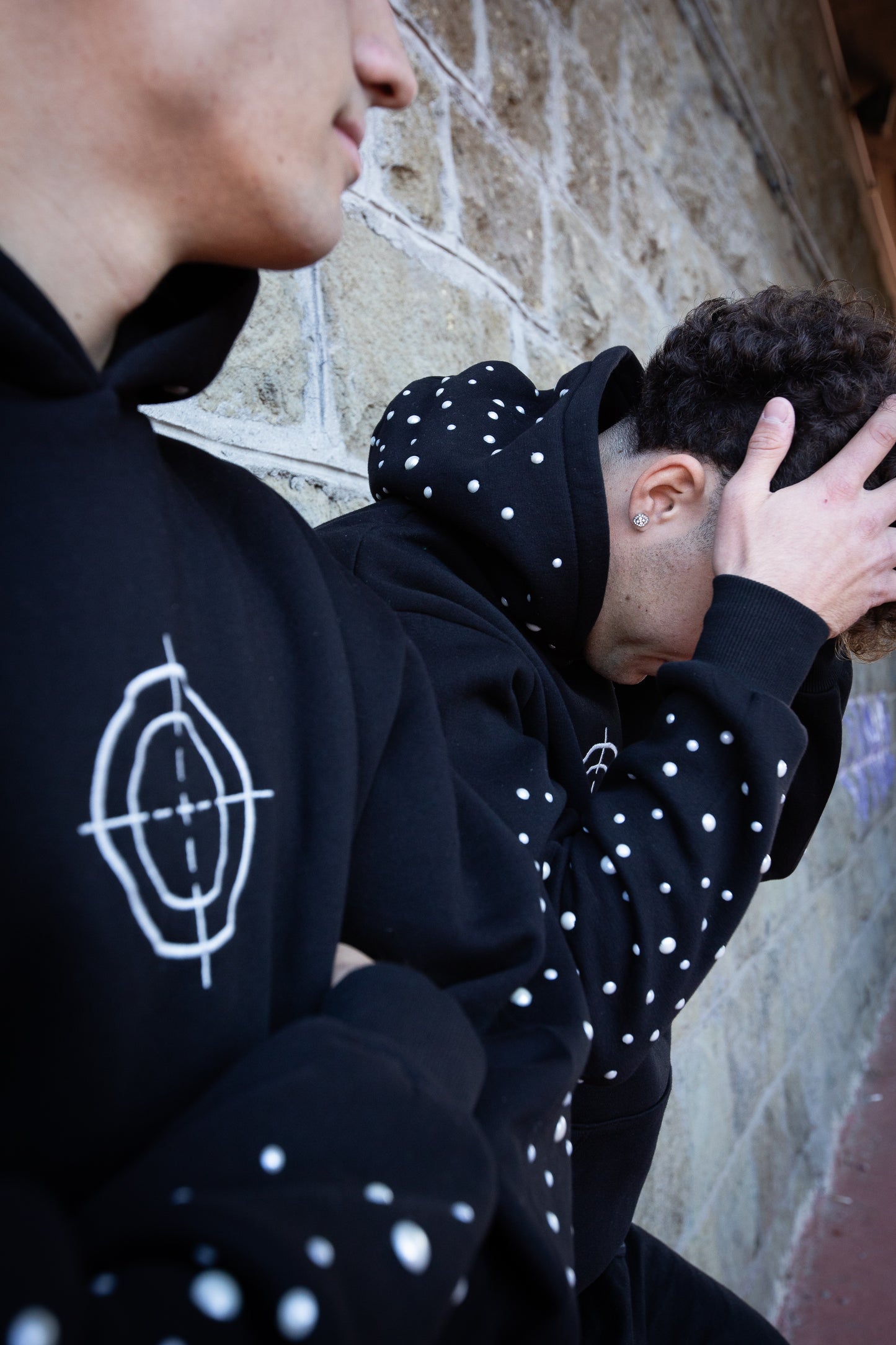BLACK COSMIC HOODIE