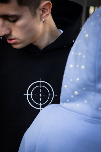 LIGHT BLUE COSMIC HOODIE